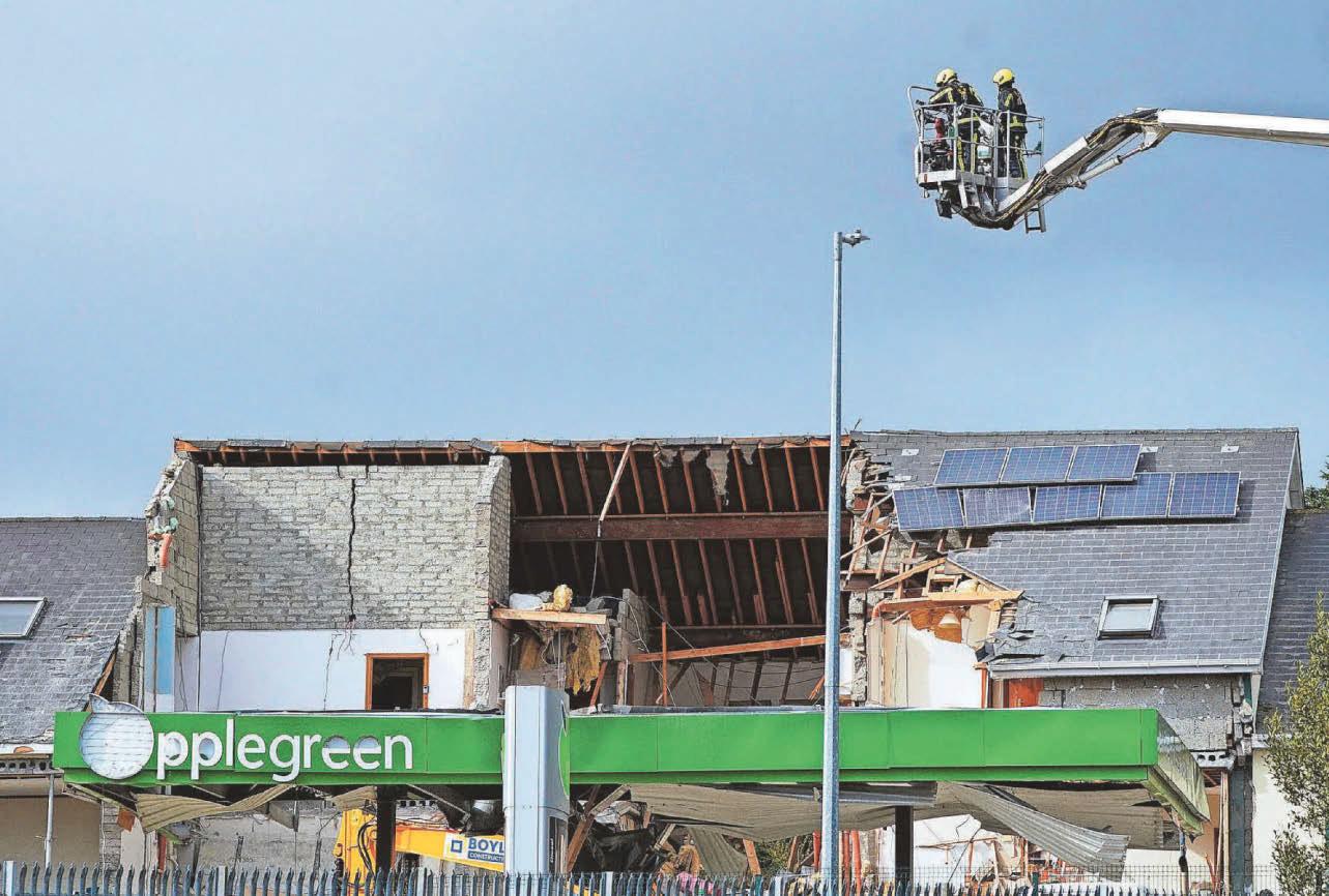 MAN IN 60S ARRESTED OVER CREESLOUGH BLAST