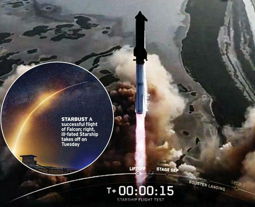 Musk's Mars rocket flops