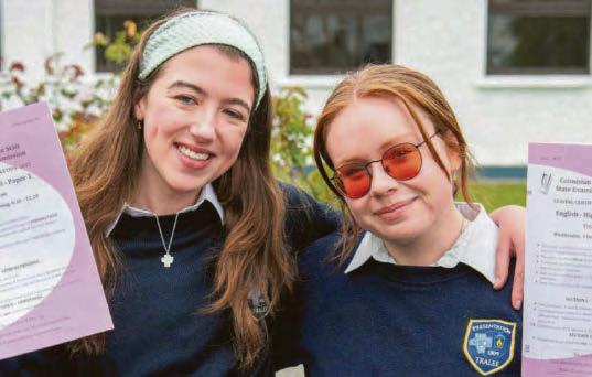 TOP MARKS FOR FIRST EXAM IN LEAVING CERT