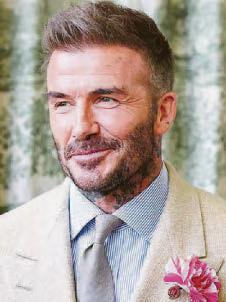 BECKHAM ON TARGET TO NET A KNIGHTHOOD