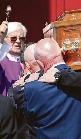 Family's tribute as pensioner killed on way back from the shops is laid to rest