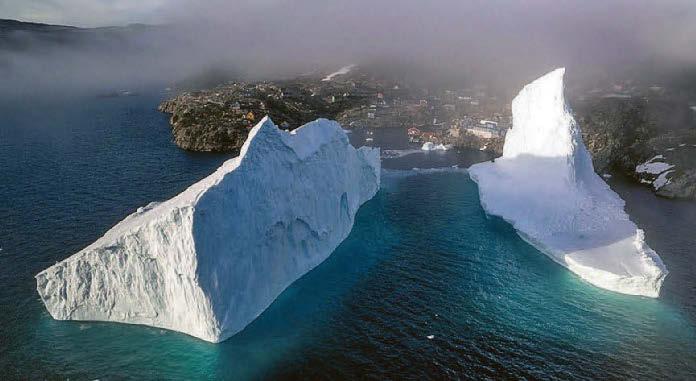 Greenland's clip of the iceberg..