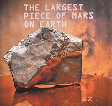 PIECE OF MARS ON AUCTION ROCK