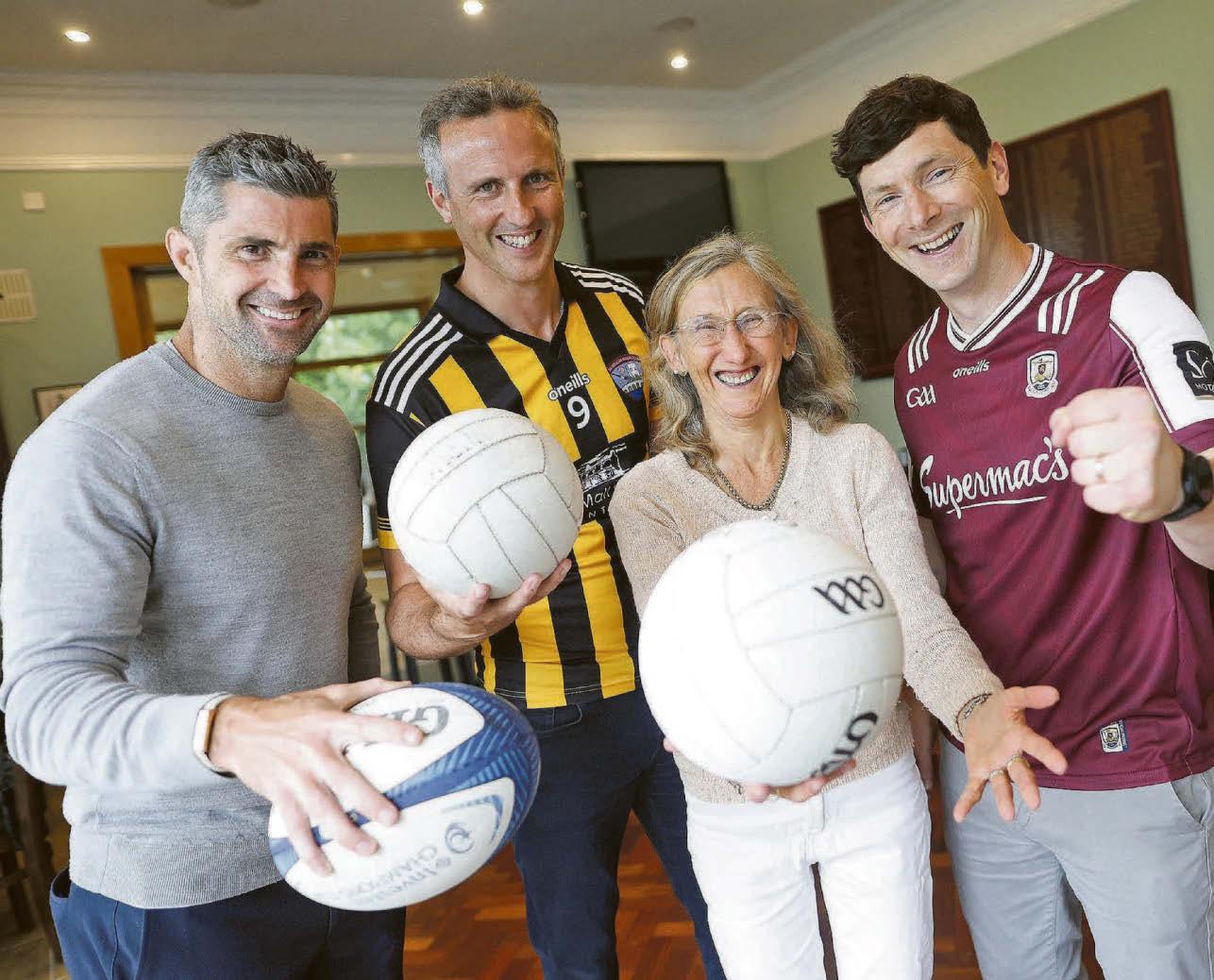 Sport stars on the ball for charity..