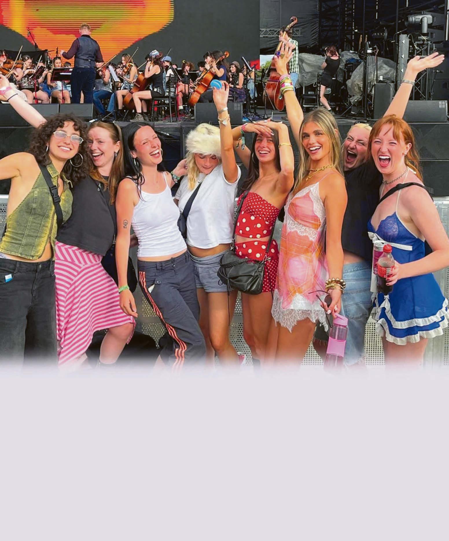 FANS FLOCK TO MUSIC FEST AS STORM FLORIS LOOMS