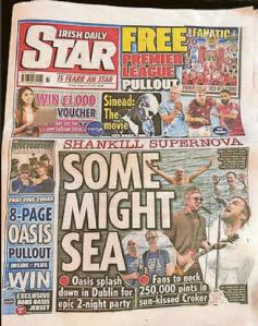 We're a rock and roll paper