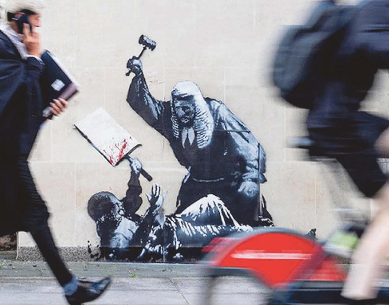 Banksy sets off a judicial Cover-up...