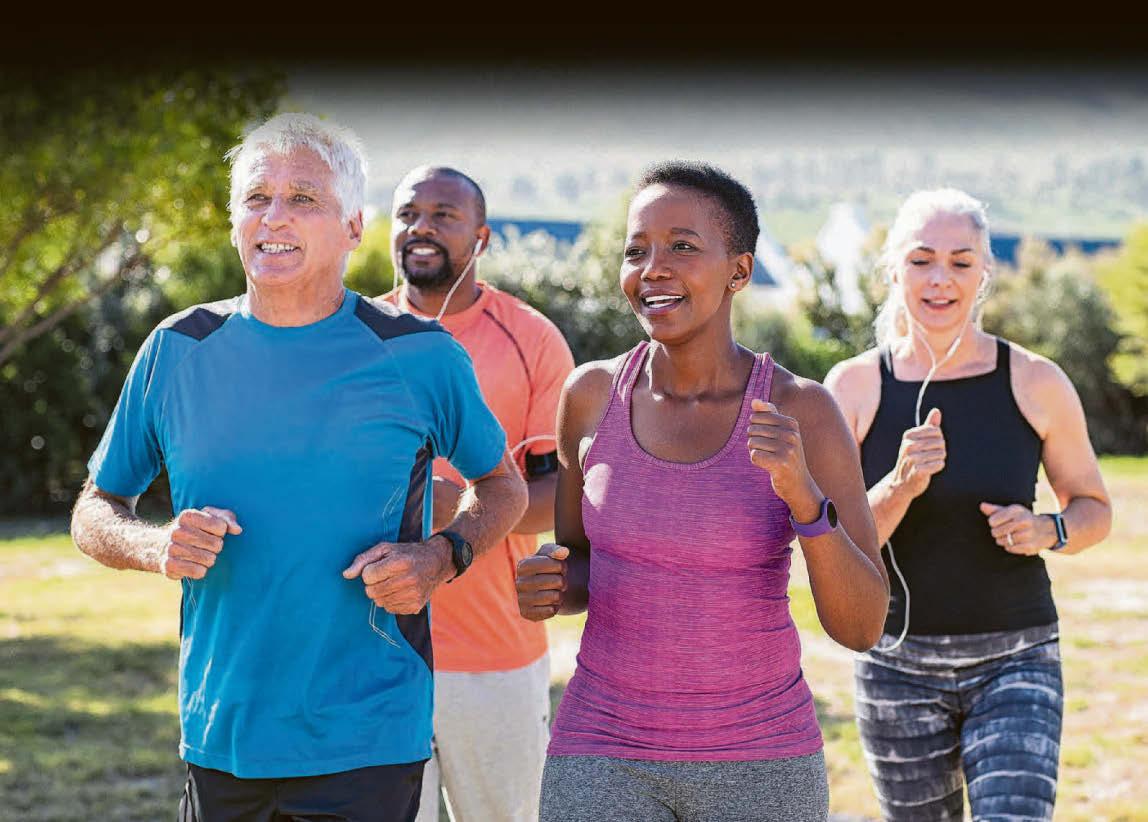 That's run way to get rid of the blues...