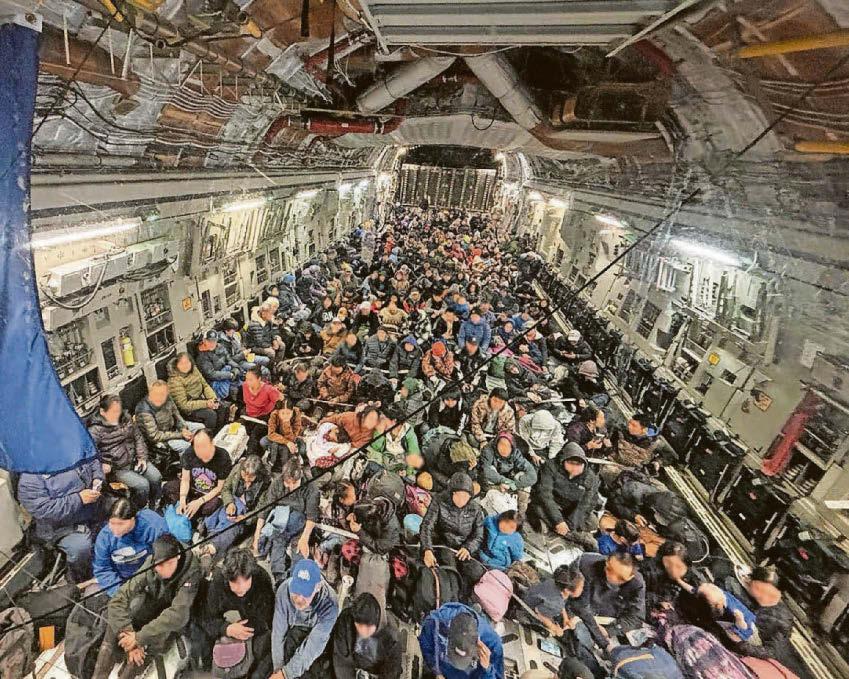 300 AIRLIFTED OUT OF STORM SHOOK ALASKA