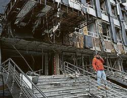 Kyiv burns after drone attacks