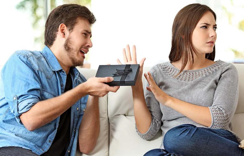 My partner's gifts far from romantic