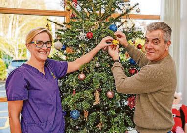 NESBITT 'IN AWE' OVER EFFORTS OF STAFF AT HOSPICE