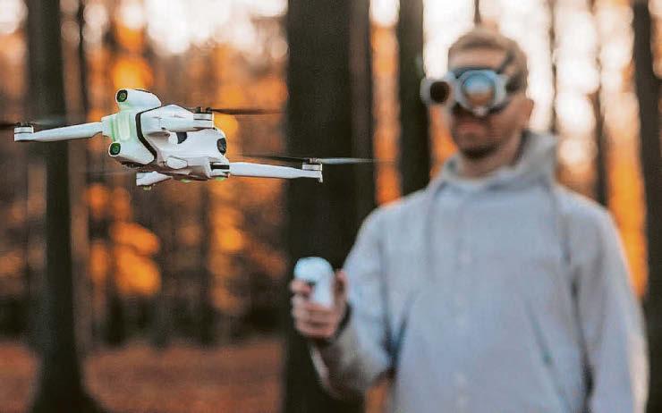 NEW DRONE LIVES UP TO ITS NAME