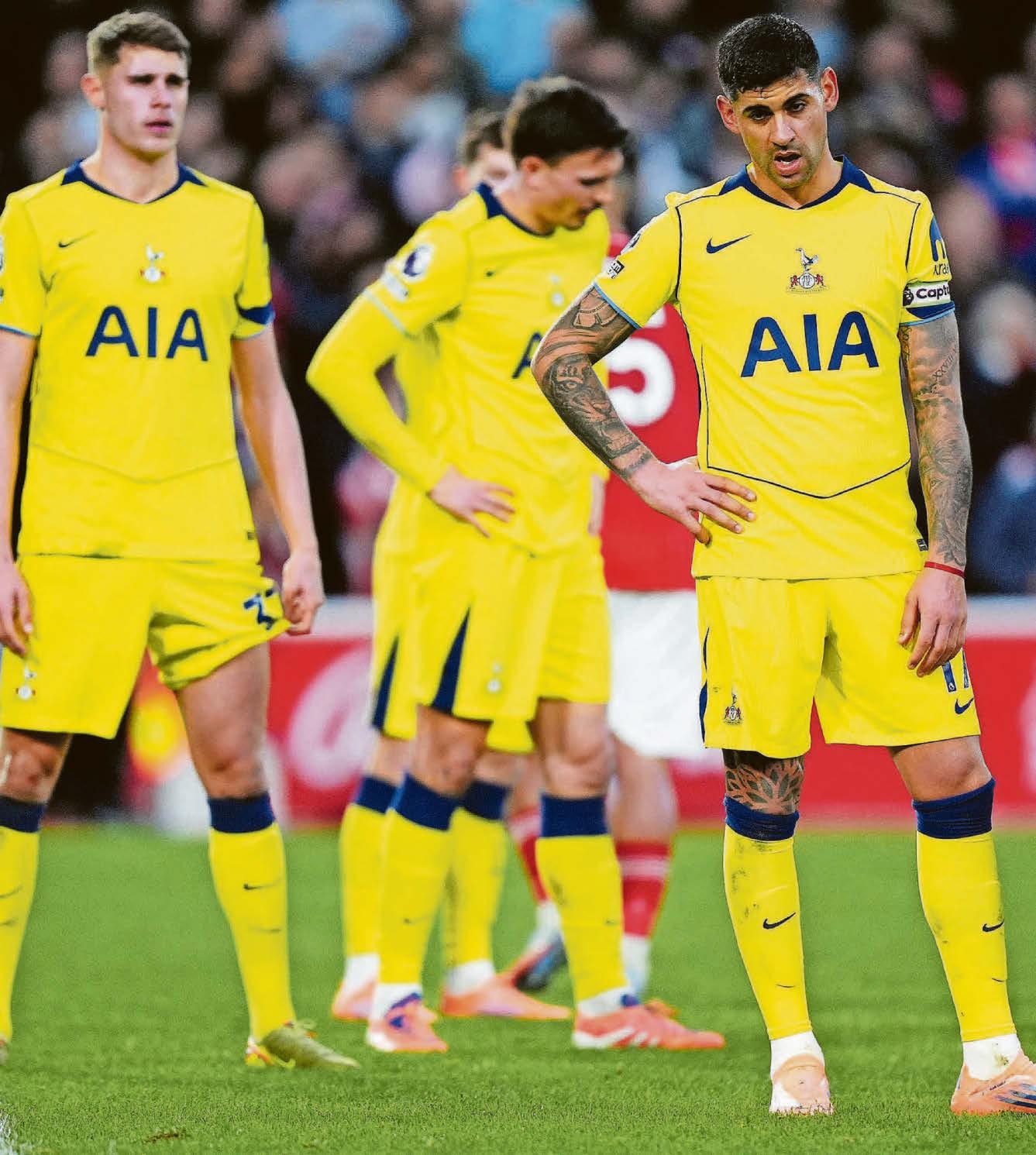 I'm not sure Spurs have the heart. They look in big trouble