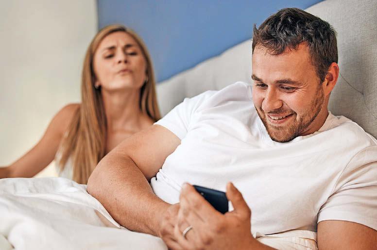He's sleeping with three other women