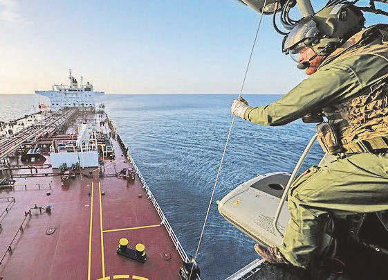RUSSIAN WARSHIP FIRES AT YACHT IN CHANNEL