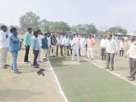 క్రికెట్ పోటీలు ప్రారంభించిన గజానంద్ నాయక్