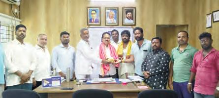 శ్రీ రామ నవమి ఏర్పాట్ల కోసం కమిషనర్ కు వినతి