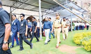 గోల్కొండ కోటను సందర్శించిన సిఎస్