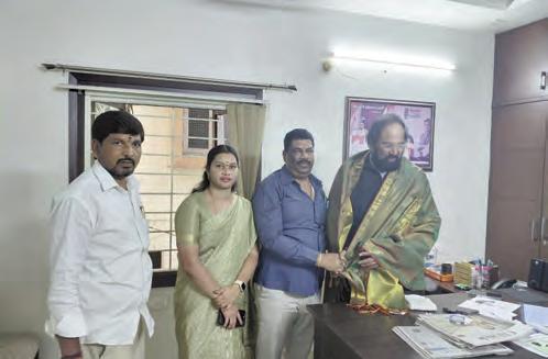 మంత్రి ఉత్తమ్ కుమార్ రెడ్డితో సరిత తిరుపతయ్య భేటీ