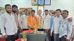 GRAND FELICITATION CEREMONY HELD AT JAMEEL AHMED'S RESIDENCE; PROMINENT LEADERS FROM MANTHANI AND MINORITY COMMUNITY MARK THEIR PRESENCE.““