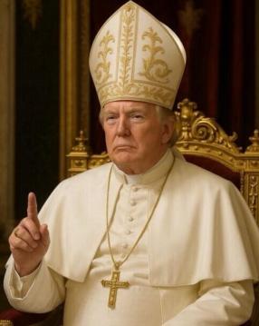 Pope Trump! U.S. President posts AI- generated image of himself dressed as pope