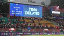 Punjab Kings vs Delhi Capitals toss delayed in Dharamsala due to rain