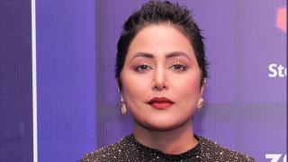 Hina Khan ditches wig, sports real hair at award ceremony; asks: 'How do you guys like my new look?'