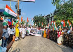 Massive Tiranga Rally in Tirupati Shows Solidarity with Soldiers“