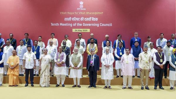 Three southern CMs skip PM-chaired NITI Ayog meet; Stalin, Revanth, Naidu in attendance