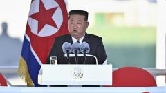 New North Korea warship is damaged at its launch ceremony attended by Kim Jong Un