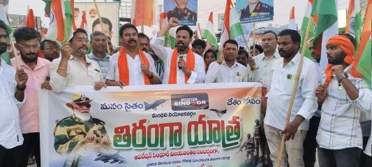 India Asserts Its Might Through Operation Sindoor“Chandruptla Sunil Reddy, Former BJP President, Peddapalli District“