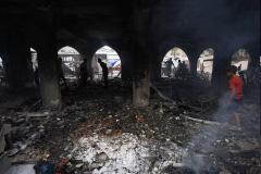 Israeli airstrikes kill 10 in school housing displaced families, hit children's hospital, medics say