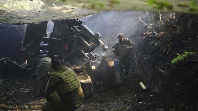 Russia seizes Ukrainian border villages as its massive bombing campaign slows