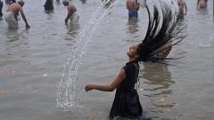 Why is the Internet giving Lewis Hamilton a digital bath at the Ganges?