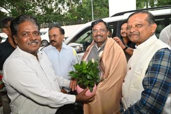 Vivek Venkataswamy Takes Charge as Labour Minister, Vows to Transform ITIs into National Centres of Excellence.