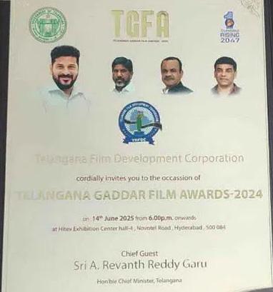 Congress govt omits Balladeer Gaddar's photo in award invite, draws flak