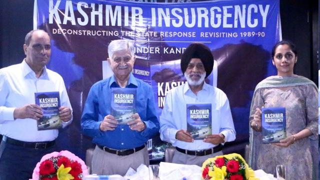 In Chandigarh, former Army chief Gen VP Malik releases book on Kashmir insurgency of 1989-90
