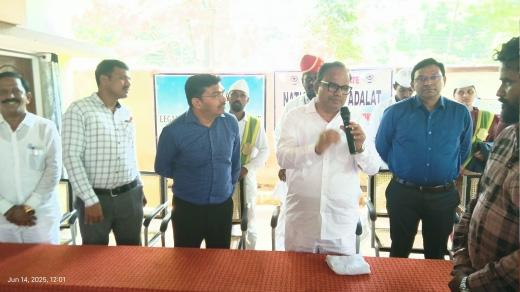 Lok Adalat for speedy resolution of cases: District Legal Services Authority Chairman Patil Vasant"