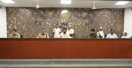 Be alert for Godavari floods: District Collector Jitesh V Patil.