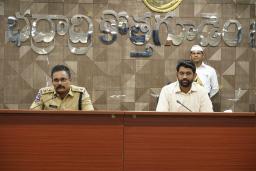 The district should be made a drug-free district, and the youth should stay away from bad habits:Collector Jitesh V. Patil, SP Rohit Raju