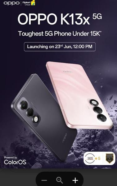 Durability Gets an Upgrade; Power Gets a Boost- OPPO K13x 5G Launching on 23rd June 2025