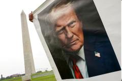 Protests, Middle East - and bad weather - may rain on Trump's military parade