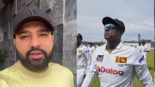 Rohit Sharma congratulates Angelo Mathews ahead of farewell Test: 'Had some great battles since our U19 days’
