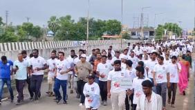 Say No to Drugs, Yes to Life: Police Lead Public Mobilization in Manthani.