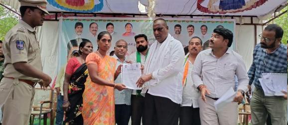 Minister Adluri Laxman Kumar Distributes Indiramma Housing Sanctions - Reaffirms Government's Commitment to Inclusive Welfare in Nandi Medaram.