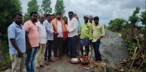 Minister Sridhar Babu Allocates 5 Lakh for CC Road in Kakarlapalli – SC Cell Leaders Launch Development Works with Resounding Public Support.