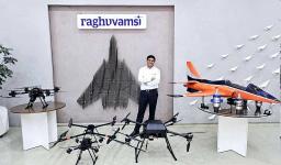 Hyderabad firm Raghu Vamsi Aerospace unveils India’s first jet-powered kamikaze UAV at Paris Air Show