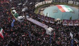 Thousands mourn in streets of Tehran for top Iranian military commanders, scientists killed in Israeli strikes