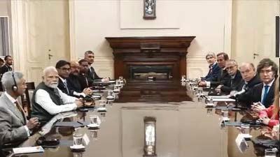 PM Modi, Argentina President hold delegation-level talks